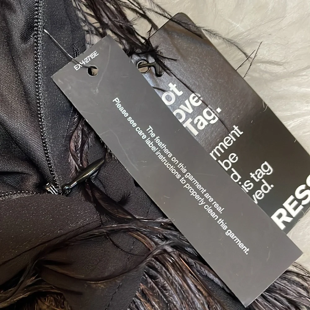 Express Ostrich Feathered Skirt - Picture 6 of 14